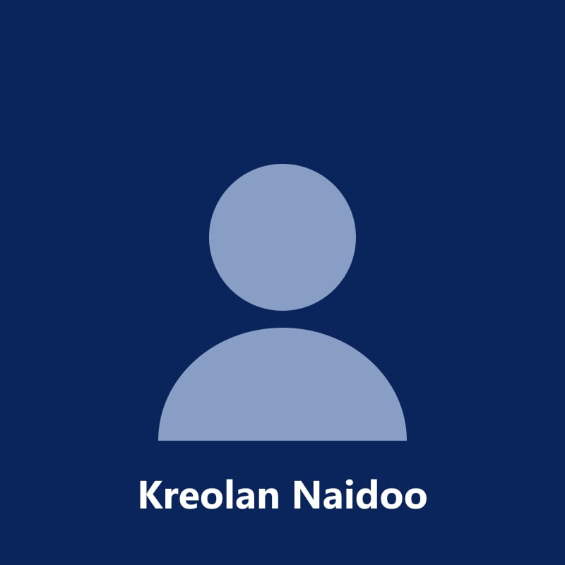 Kreolan Naidoo, Business Support Manager
