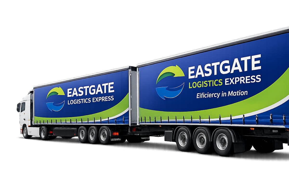 Eastgate super-link rig in full Eastgate livery